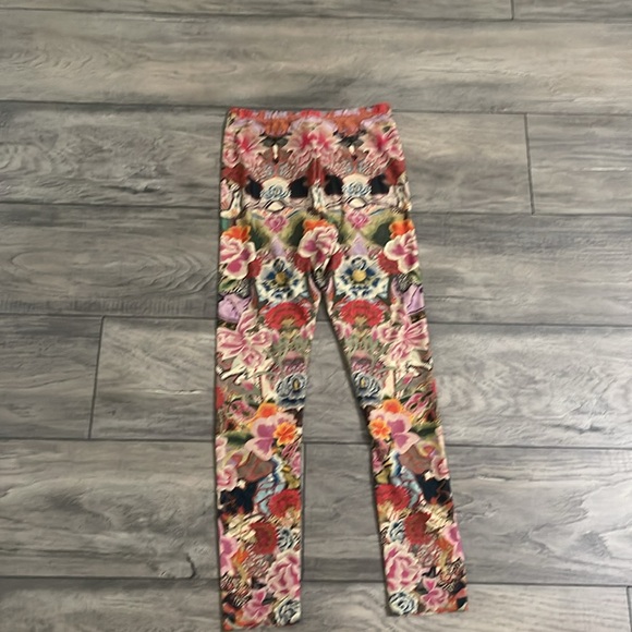 Alexander McQueen Multicolor Floral women Leggings size S - Picture 7 of 7